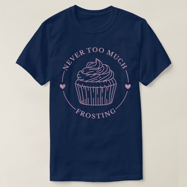 T-shirt Cupcake Et Frosting Baking Aliments Sucrés Baker (Design devant)