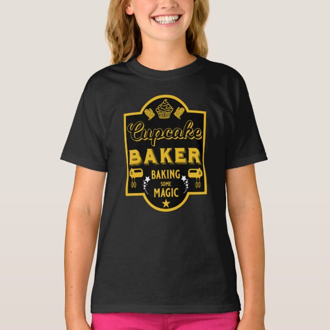 T-shirt Cupcake Master Baker (Devant)