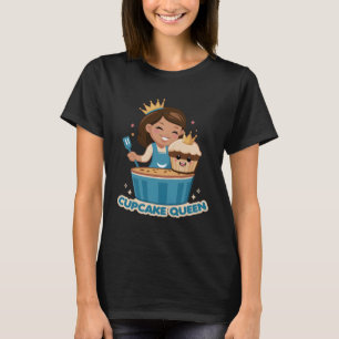T-shirt Cupcake Queen Baking Maman