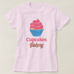 T-shirt Cupcake rose