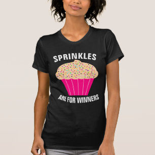 T-shirt CUPCAKE, SPRINKLES SONT POUR LES GAGNANTS