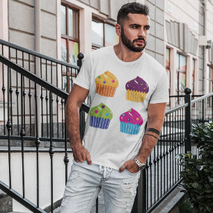 T-Shirt Cupcakes Décorés