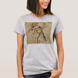 T-shirt Cupid avec un violon par Domenico Campagnola