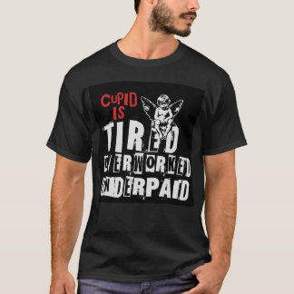 T-shirt Cupidon est fatigué