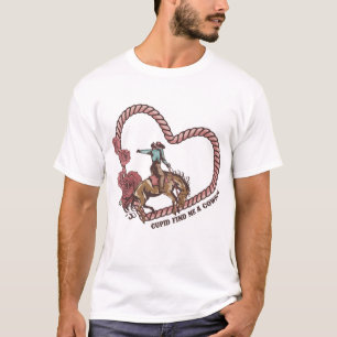 T-shirt Cupidon Me Trouve Un Cowboy