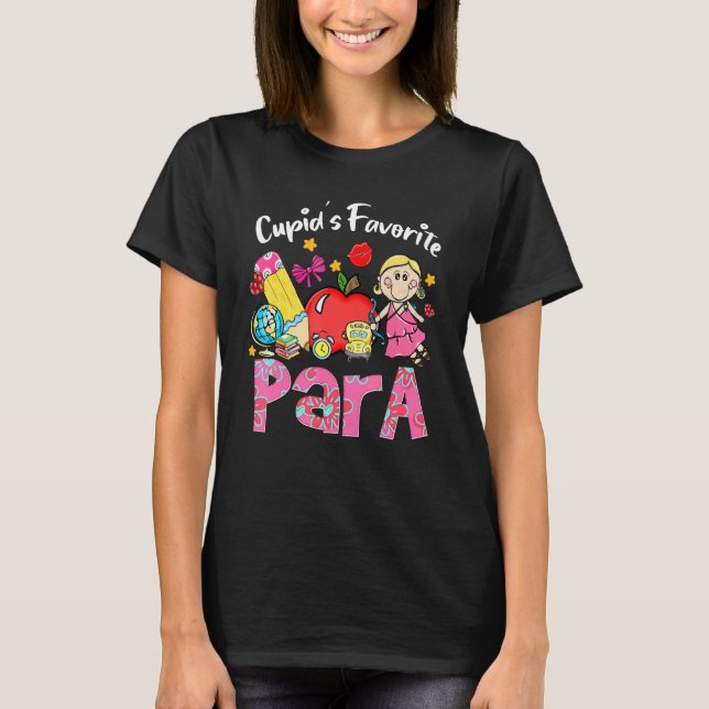 T-shirt Cupid's Favorite Para Apple Cute Cupid Valentine's (Devant)