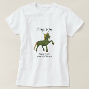 T-shirt Cuprum Le Tee-Shirt Unicorne À Corne De Cuivre