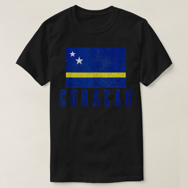 T-shirt Curacao Flag Pride (Design devant)