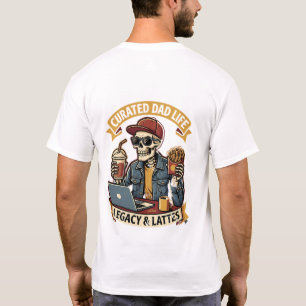 T-shirt Curated Dad Life