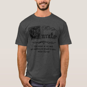 T-shirt Curateur maître médiéval