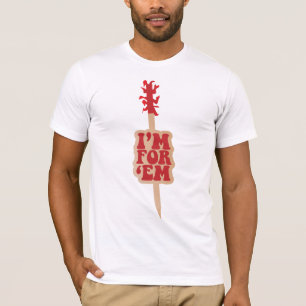 T-shirt Cure-dents froncés