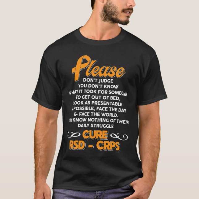 T-shirt Cure Rsdcrps Soutien Rsdcrps Sensibilisation (Devant)