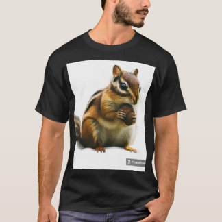 T-shirt curieux chipmunk