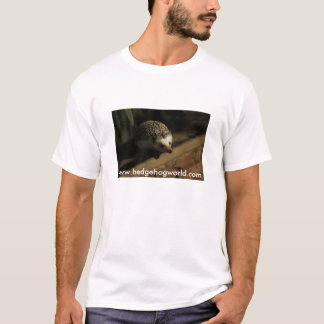 T-shirt curieux de hérisson