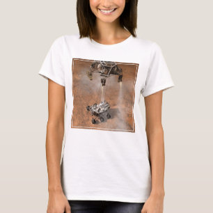 T-shirt Curiosity Arrivant Sur La Surface Martienne.