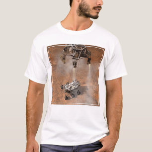 T-shirt Curiosity Arrivant Sur La Surface Martienne.
