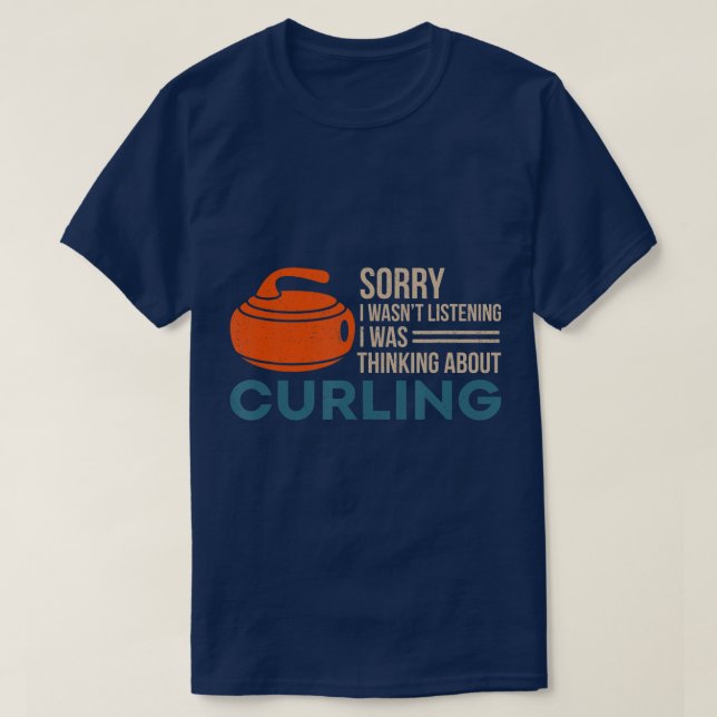 T-shirt Curler Curler salle de sport Precision Rink curlin (Design devant)