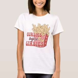 T-shirt Curlies avant les filles