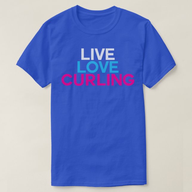 T-shirt Curling 13 (Design devant)