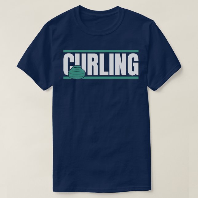 T-shirt Curling 34 (Design devant)