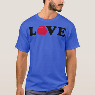 T-shirt Curling amour 1
