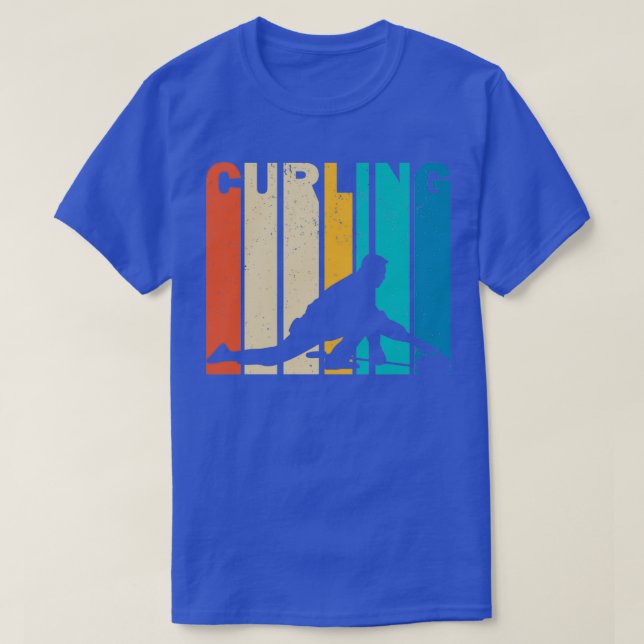 T-shirt Curling Curling Lecteur Curling Jeu (Design devant)
