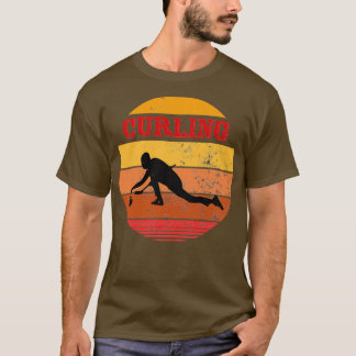 T-shirt curling de curling d'amour 3