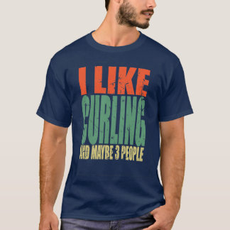 T-shirt Curling Dit Drôle 7
