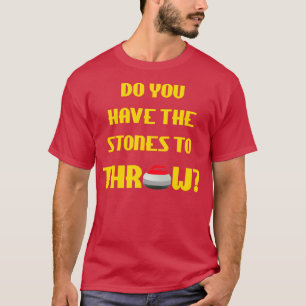 T-shirt Curling drôle Curler Tee Curling Stones Humour