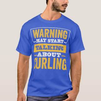 T-shirt Curling Drôle Parlant De Curling Amateurs