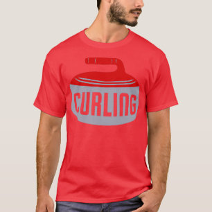 T-shirt Curling Glisse Curling Lover Idée cadeau