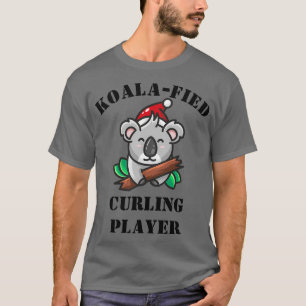 T-shirt Curling Joueur Koalafied Cadeau Drôle Idée Pour Cu