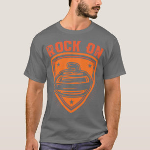 T-shirt Curling Rock On jeu de curling joueur de curling