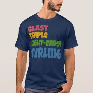 T-shirt Curling Sport Cadeaux Ventilateur Équipe Idée Cade