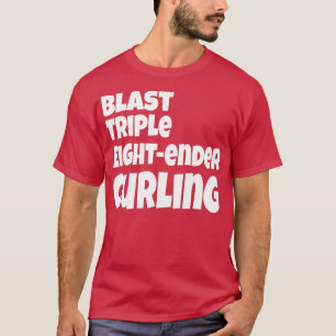 T-shirt Curling Sport Cadeaux Ventilateur Équipe Idée Cade