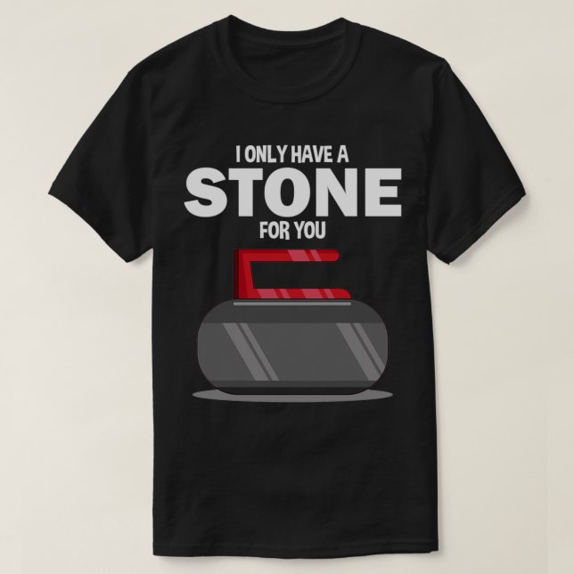 T-shirt Curling Sports Joueur Drôle Je N'Ai Que Pierre Pou (Design devant)