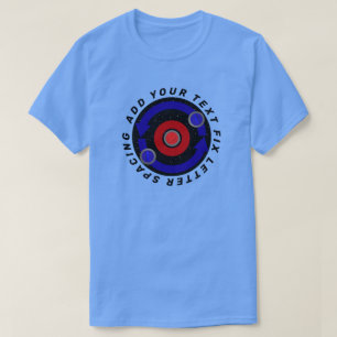 T-shirt Curling Stone qui roule comme l'orbite de la Terre