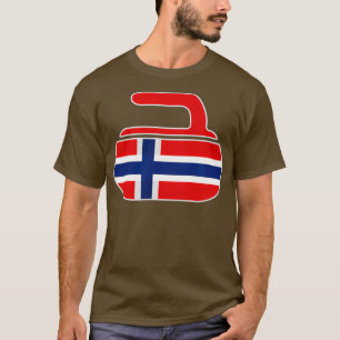 T-shirt Curling vintage Curling Curling Stone Curling Norv