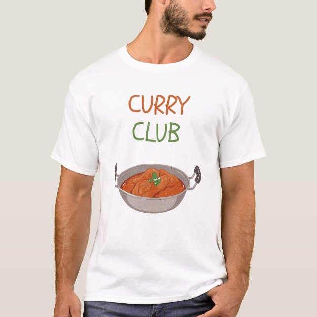 T-shirt Curry Club (Devant)