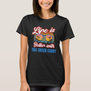 T-shirt Curry vert thaïlandais au curry vert thaï