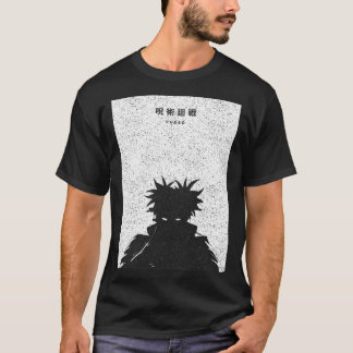 T-shirt Cursed Shadow Figure Dark Anime Silhouette Choso