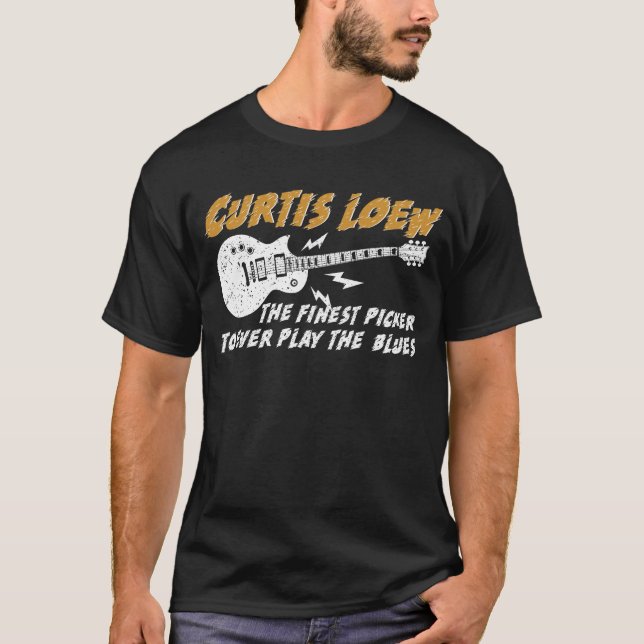 T-shirt Curtis perd le meilleur sélecteur pour jouer le bl (Devant)