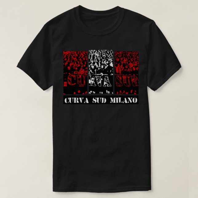 T-shirt Curva sud milano 6 (Design devant)