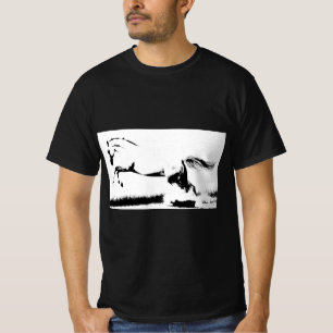 T-shirt Curvet Horse Pop Art Modèle Mens Moderne tendance