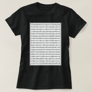 T-shirt Custom 12 Word Family Word Recherche de mots Maman
