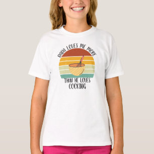 T-shirt CUSTOM Dada M'Aime Plus Qu'Il N'Aime La Cuisine