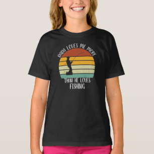 T-shirt CUSTOM Dada M'Aime Plus Qu'Il N'Aime La Pêche