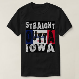 T-shirt CUSTOM Droit Devant Iowa meme Tee Tee