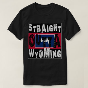 T-shirt CUSTOM Droit Devant Wyoming Mème Tee Tee