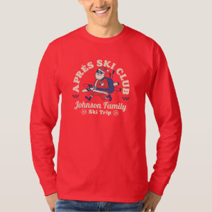 T-shirt Custom Family Friends Group Ski Trip Ski
